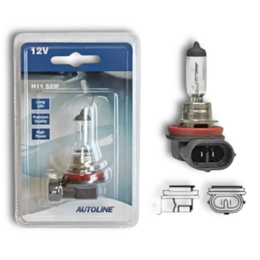 Autoline Halogenlampa 12V H11