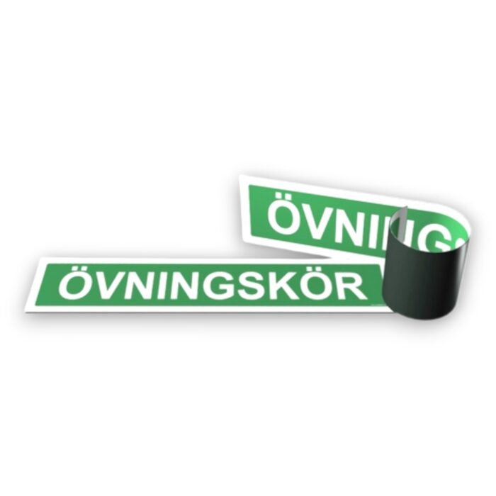 Övningskörningsskylt magnetisk