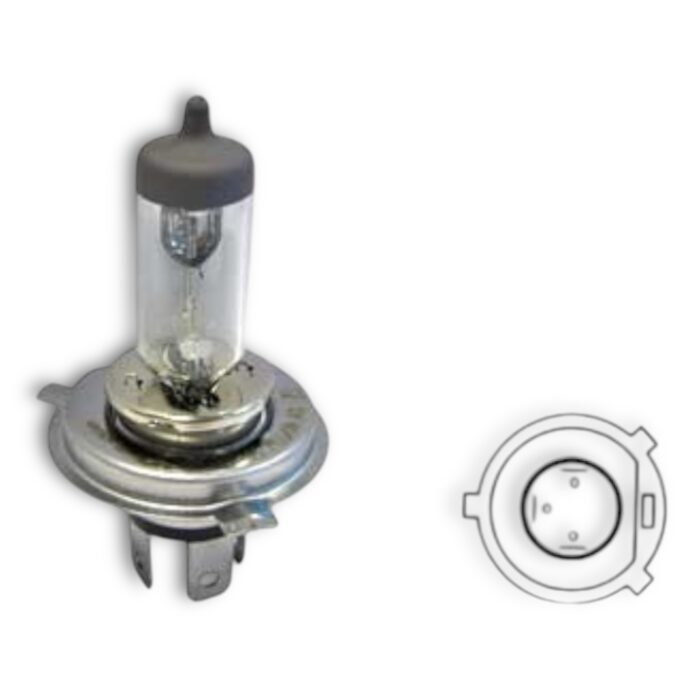 Halogenlampa H4 Au 12V