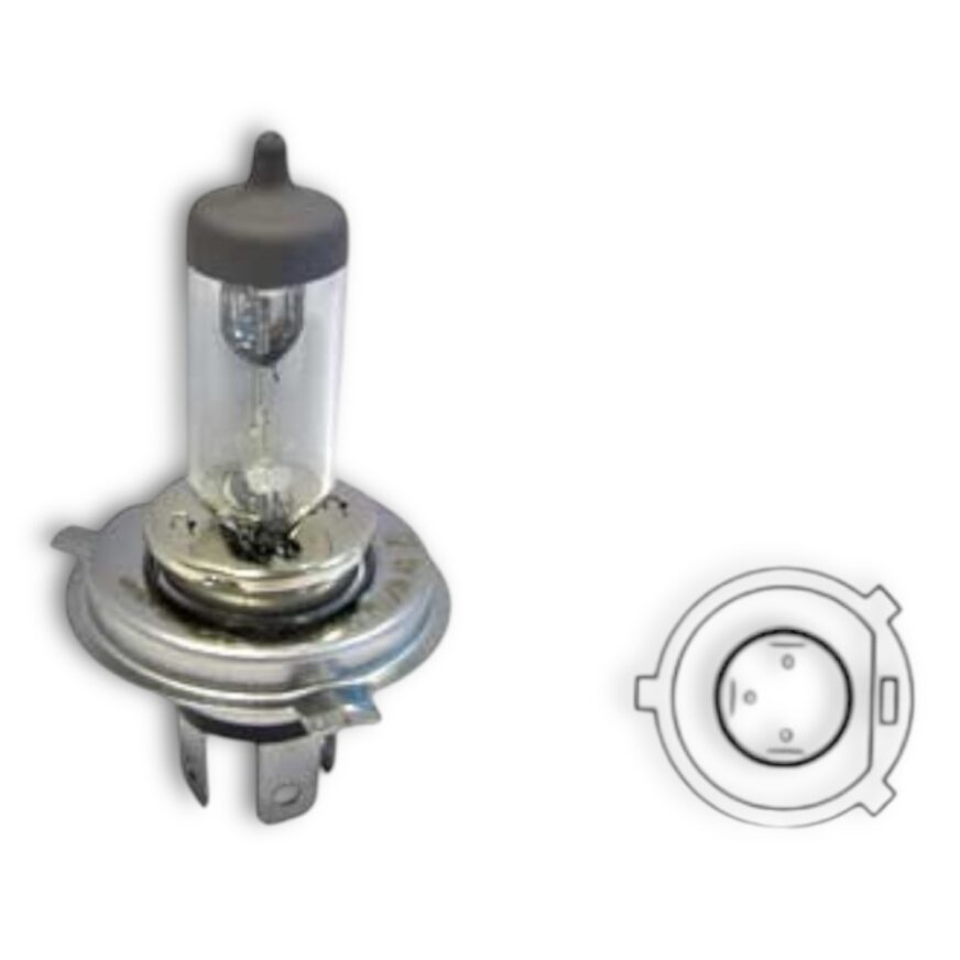 Autoline Halogenlampa H4 Au 12V