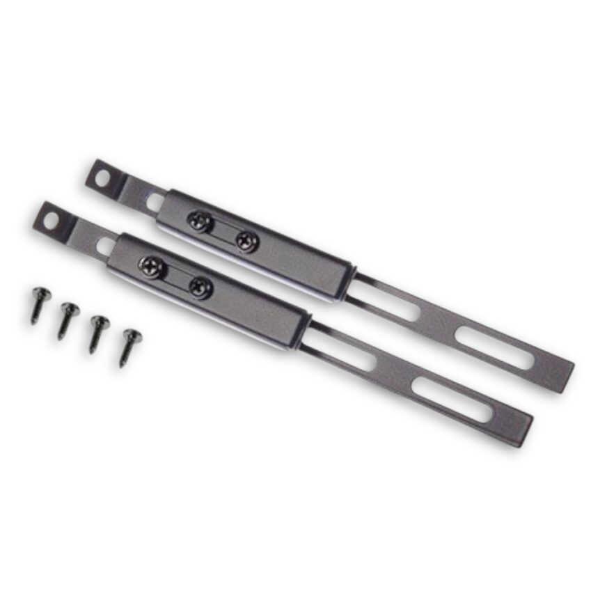 Extraljusstag 200mm svart Rostfritt stål 2-pack