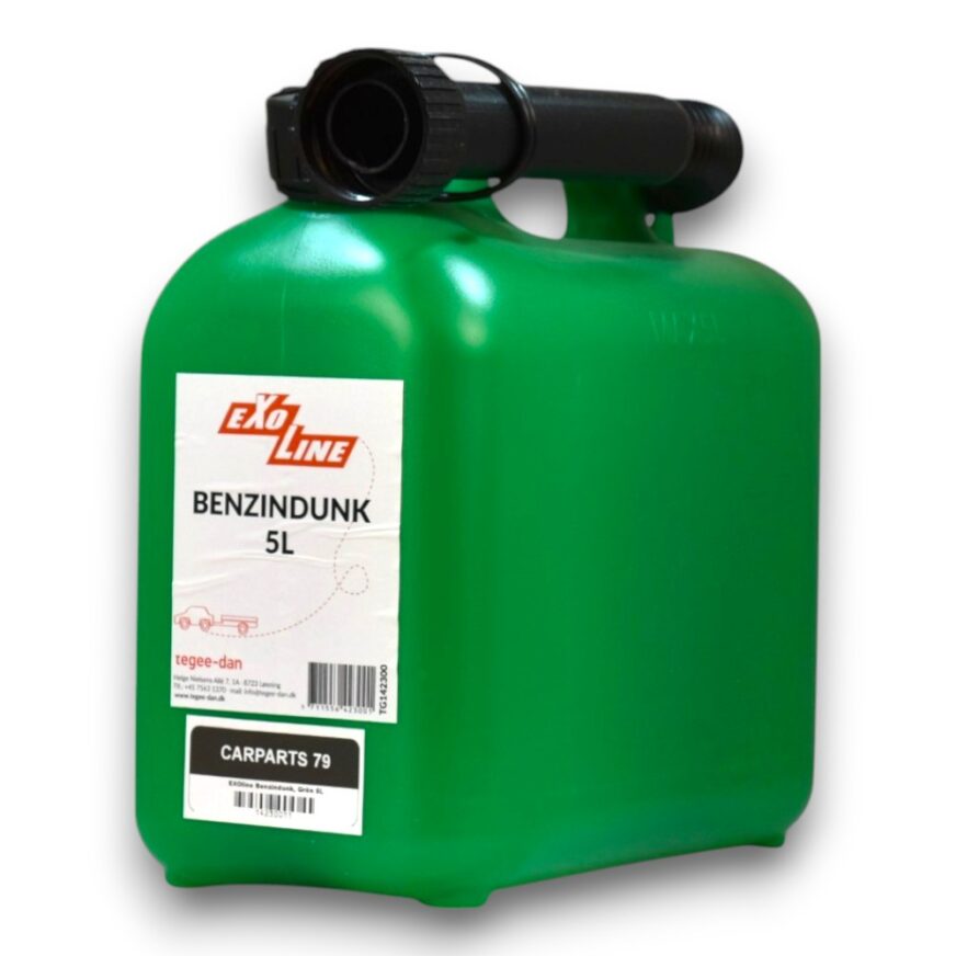 Exoline Bensindunk, Grön 5L