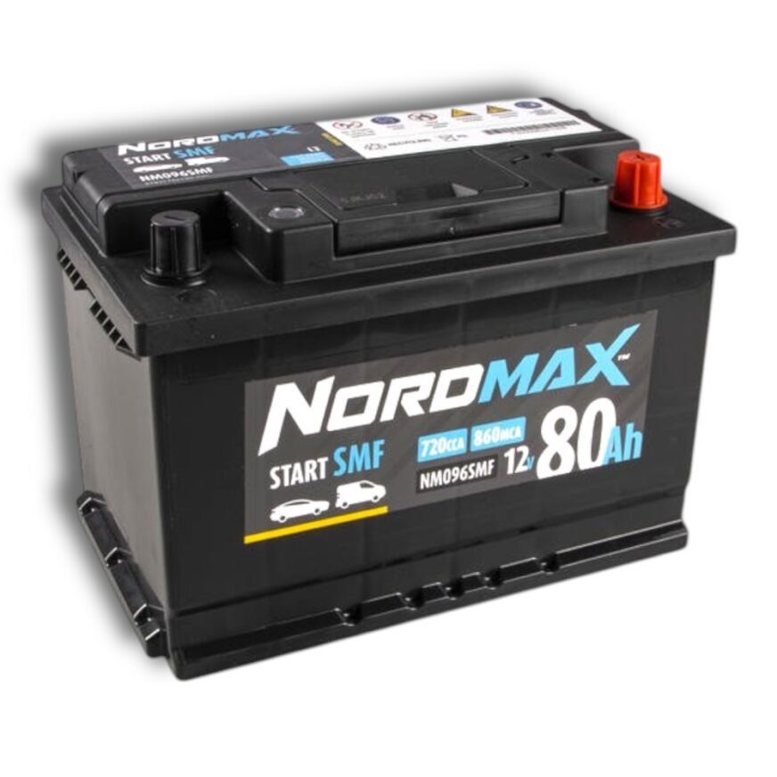Nordmax Batteri 12V 80ah