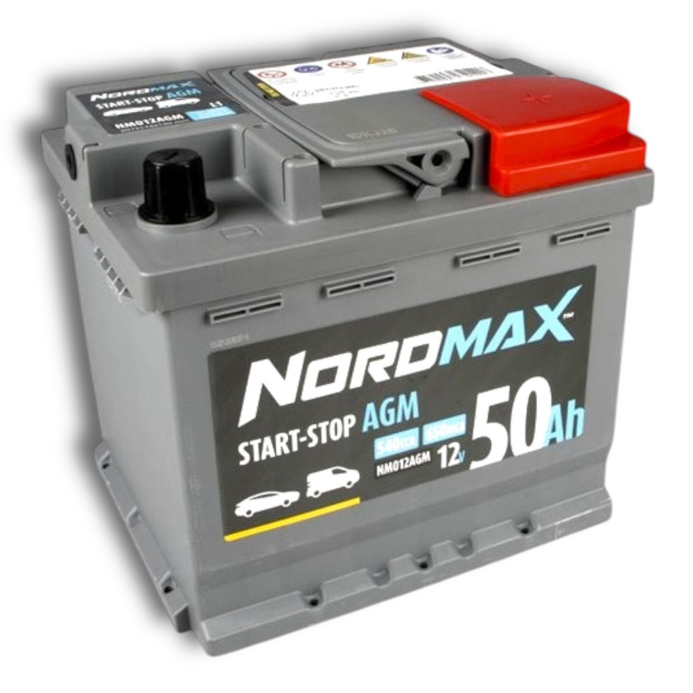 Nordmax Batteri 12V 50ah AGM