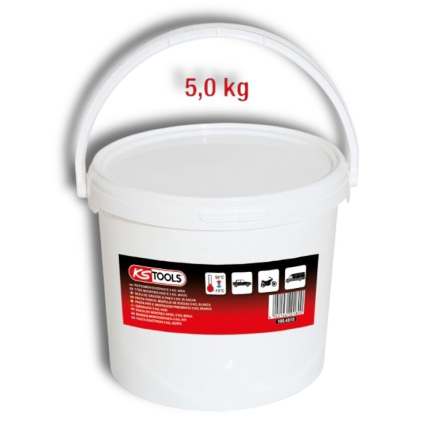 Ks Tools Däckmonteringspasta vit, 5kg
