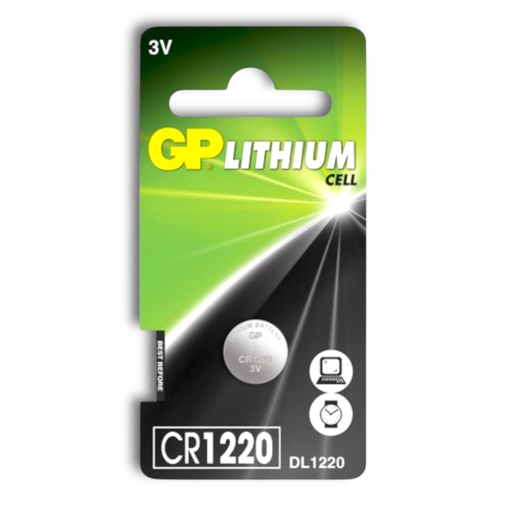 GP Knappcellsbatteri CR1220