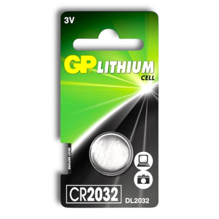 GP Knappcellsbatteri CR2032