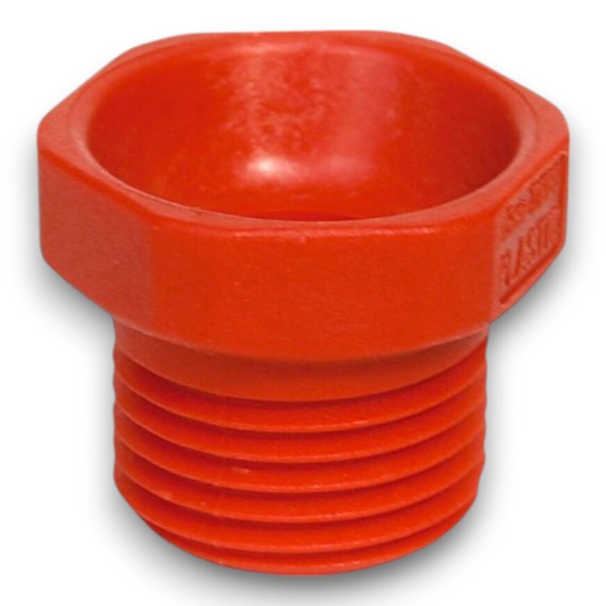 MUNSTYCKSMUTTER RÖD PVC