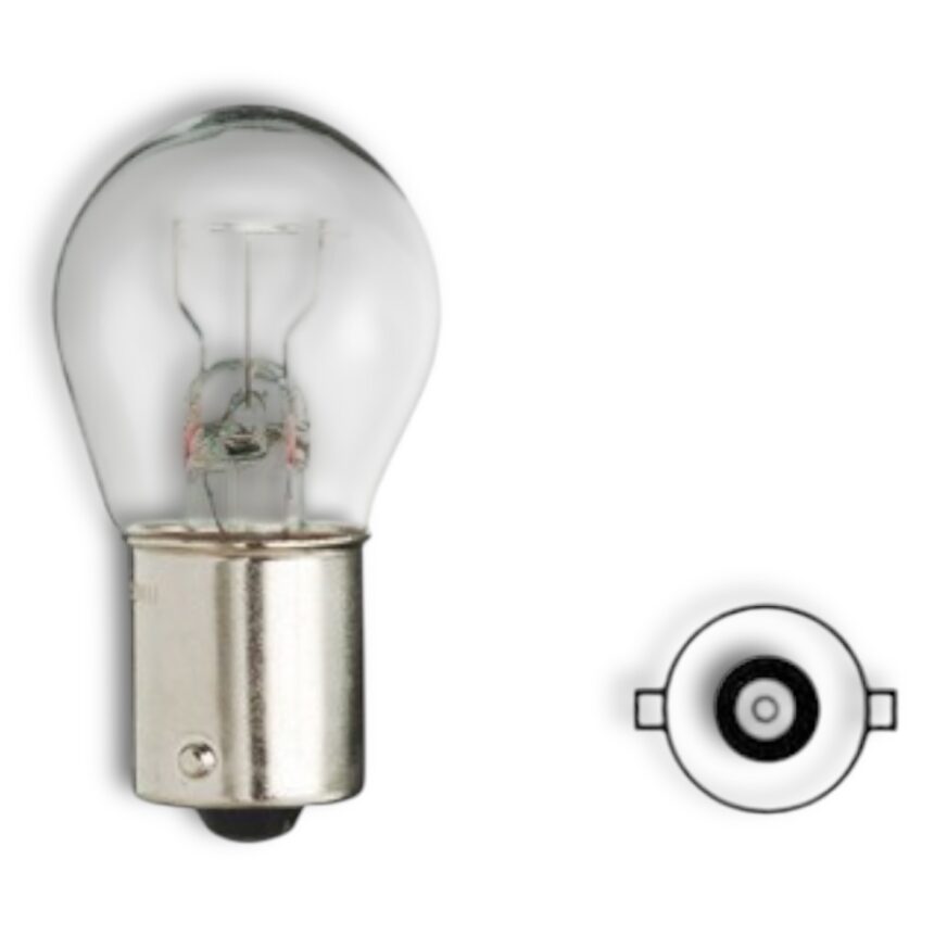 Autoline Metallsockellampa 21w ba15s