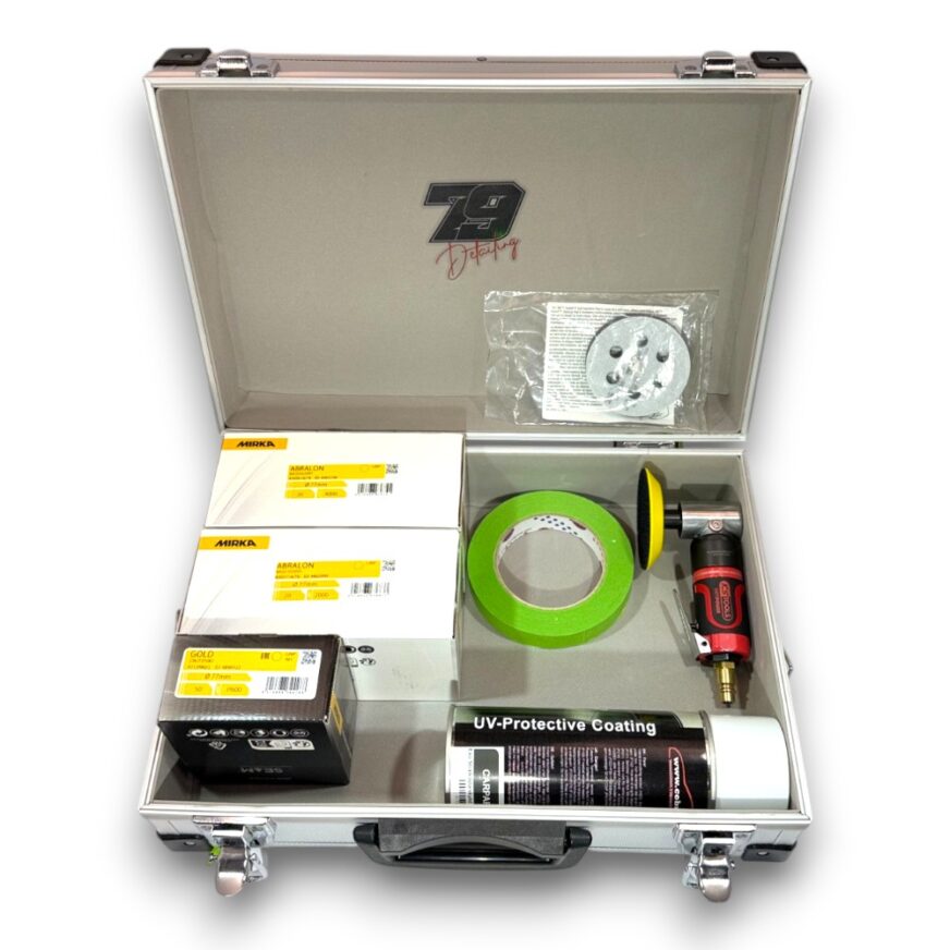 Renoverings väska för strålkastare.