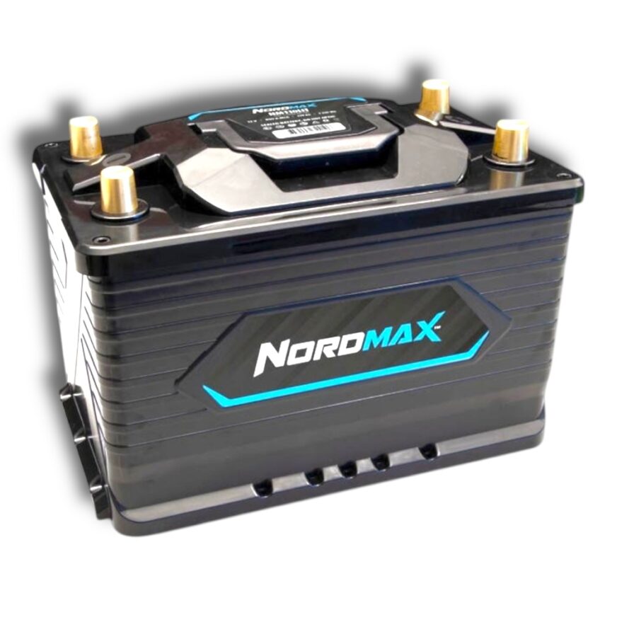 Nordmax Litiumbatteri dual marin/fritid 12v 110Ah