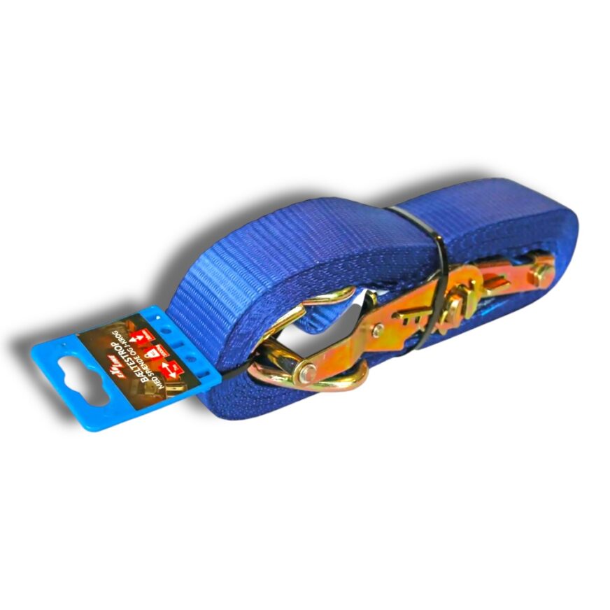 Exoline Spännband Blå Med j-Krok, 7m 1000kg