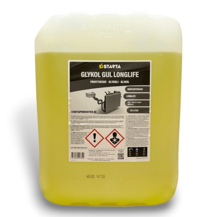 Starta Glykol Gul Longlife 20L