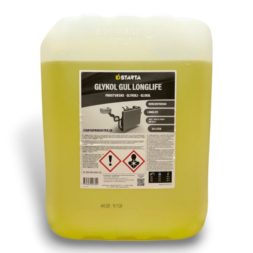Starta Glykol Gul Longlife 20L konc