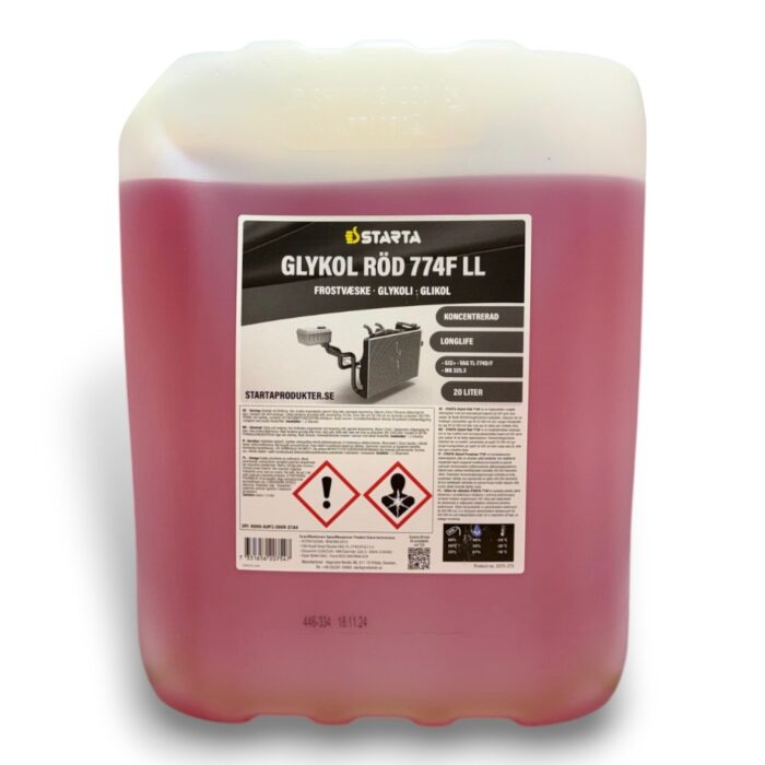 Starta Glykol 774F Longlife Röd 20L