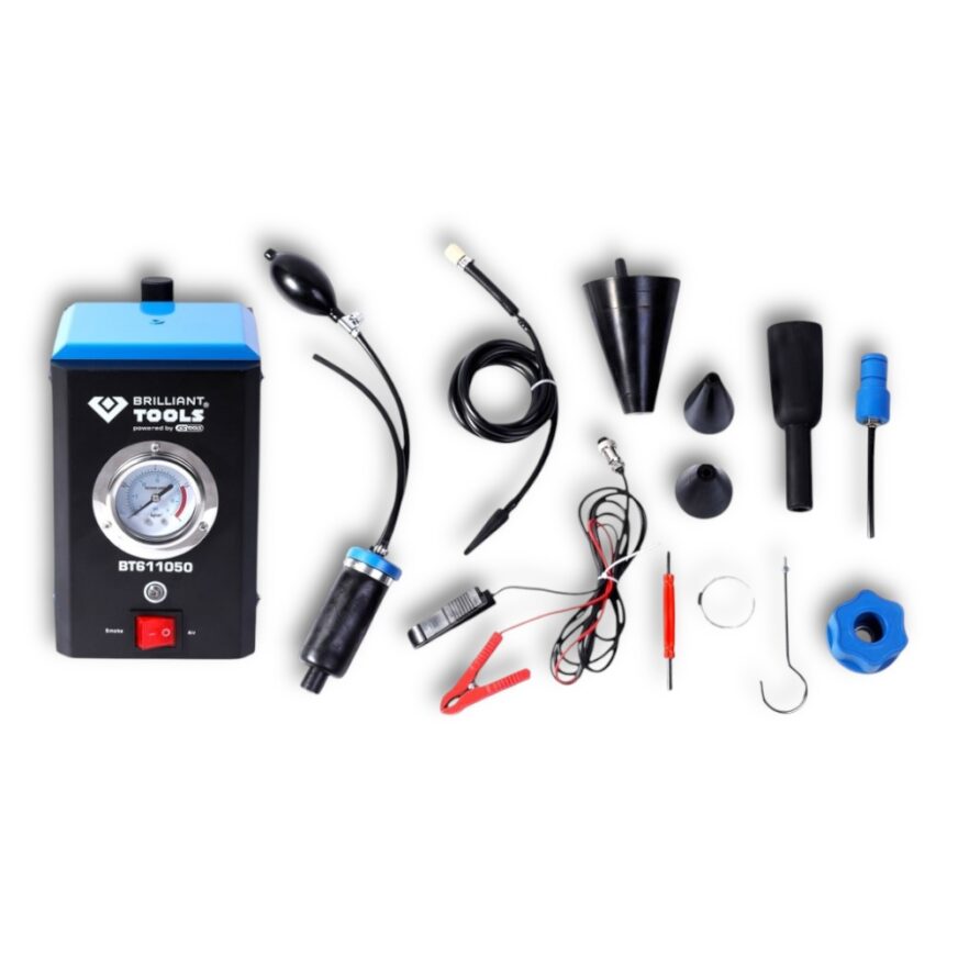 Brilliant Tools Rökmaskin för läckarssökning, 12 delar