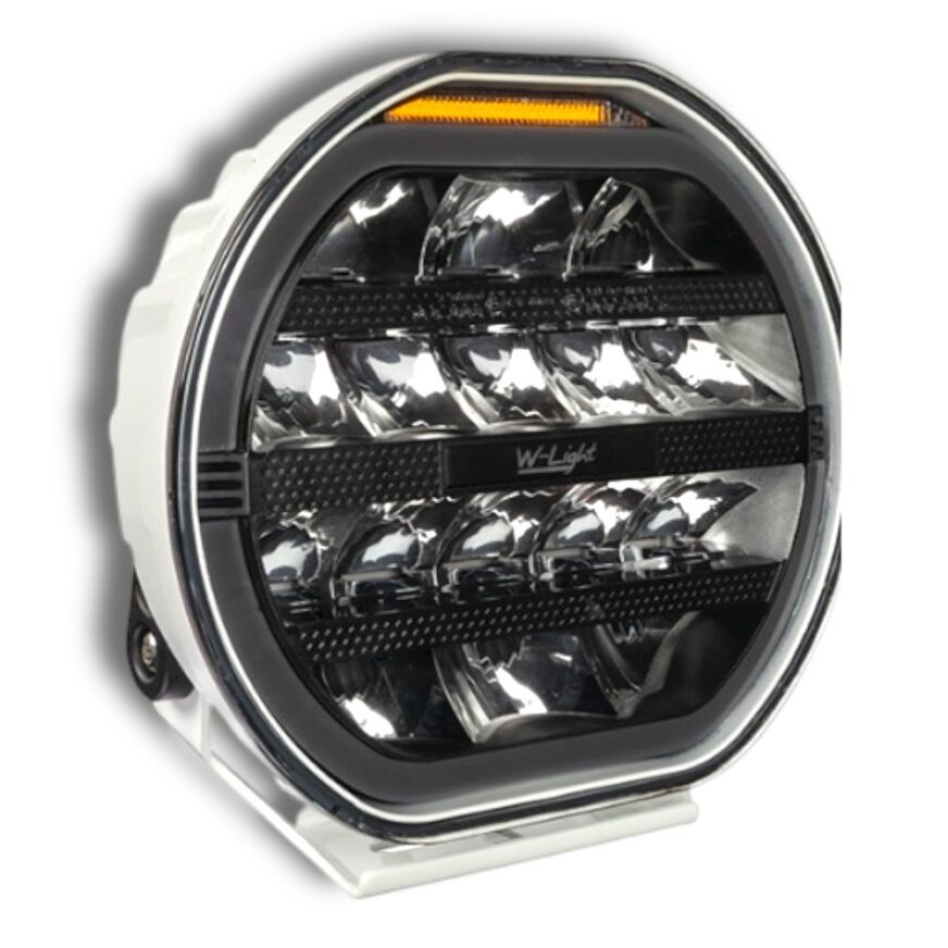 Extraljus W-light Fury 9" 160w Vit