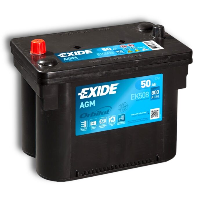 Exide Batteri 12v 50ah AGM