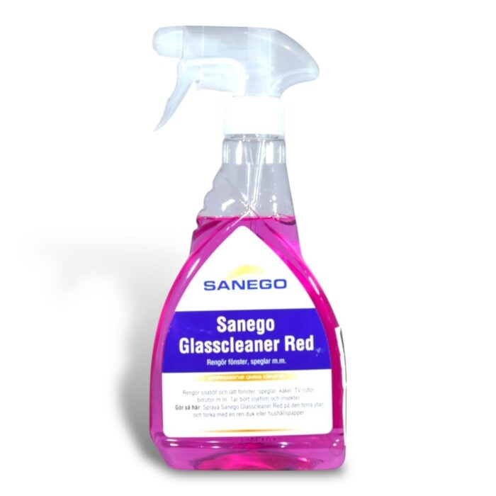 Sanego Glasscleaner Red 500ml Spray