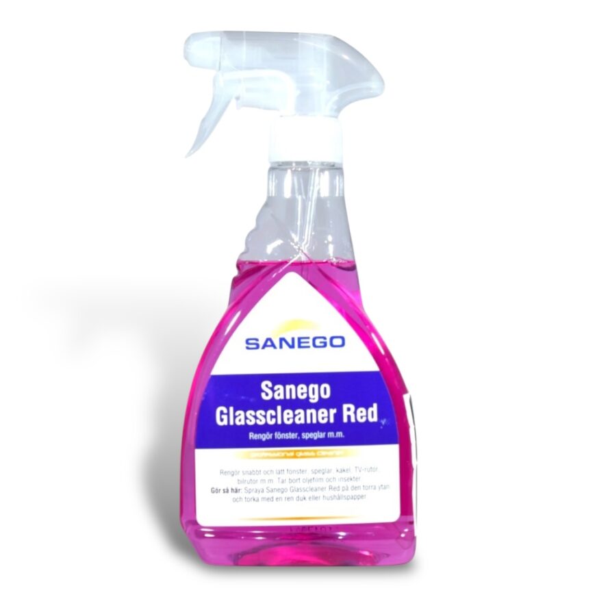 Sanego Glasscleaner Red 500ml Spray