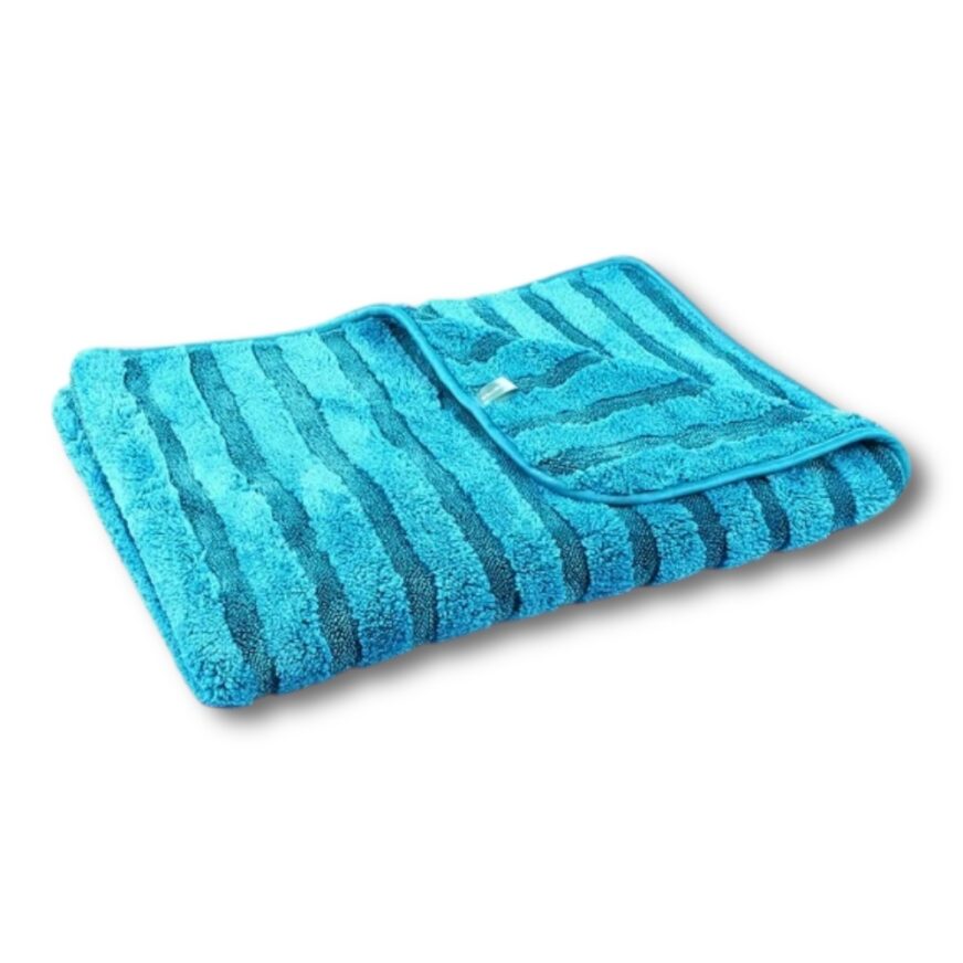 Maxshine Vortex Microfiber trasa 60x90cm 1000GSM Turkosblå