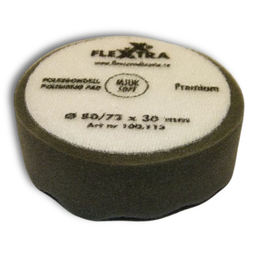 Flex Polerrondell Mjuk 80mm Våfflad 5-pack