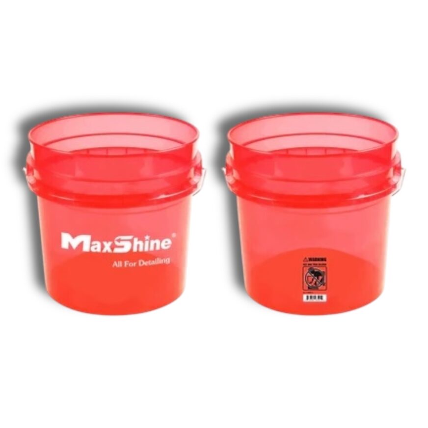 Maxshine Tvätthink 13L Röd