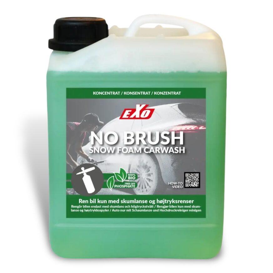 Exo No Brush Foam More Power 2,5L 100% Biologisk Nedbrytbar