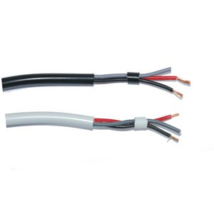 Kabel 2x1,5mm² Svart 50m Oval