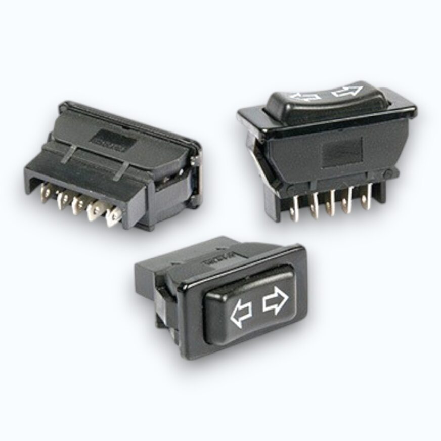 Vippströmbrytare 12/24V, 18x40mm