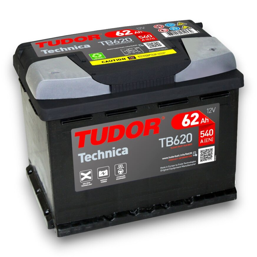 Batteri Tudor TB620 62Ah