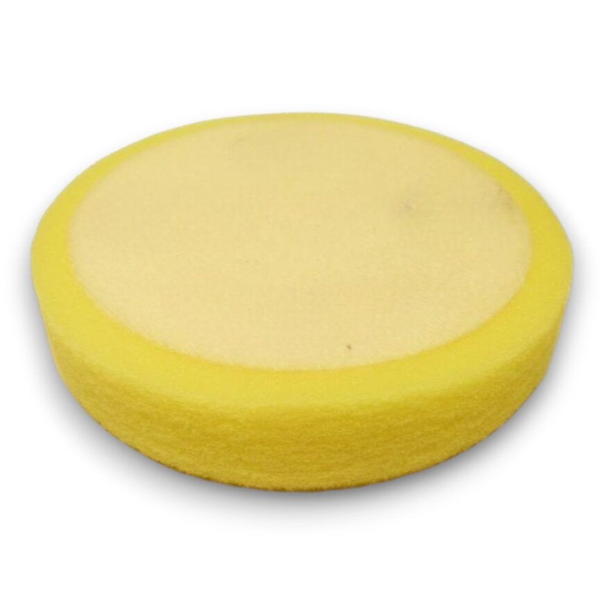 Polerrondell Medelhård Gul 133mm