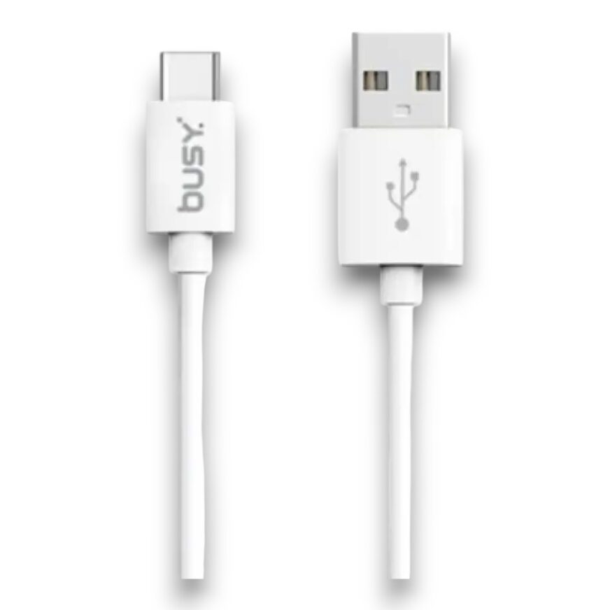 Busy USB-kabel typ C 1m PVC
