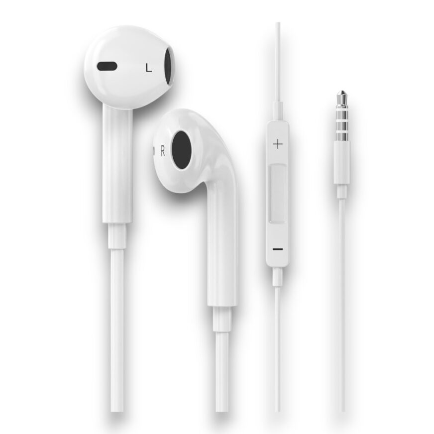 Carpoint Smartphone Handsfree-hörlurar - Med Mikrofon & Anti-trasselkabel