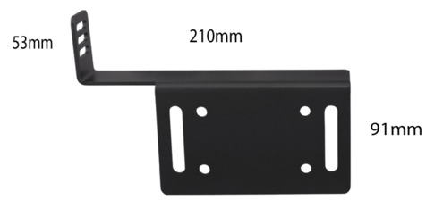 Ljusrampsfäste Universal Rostfri - Bild 2