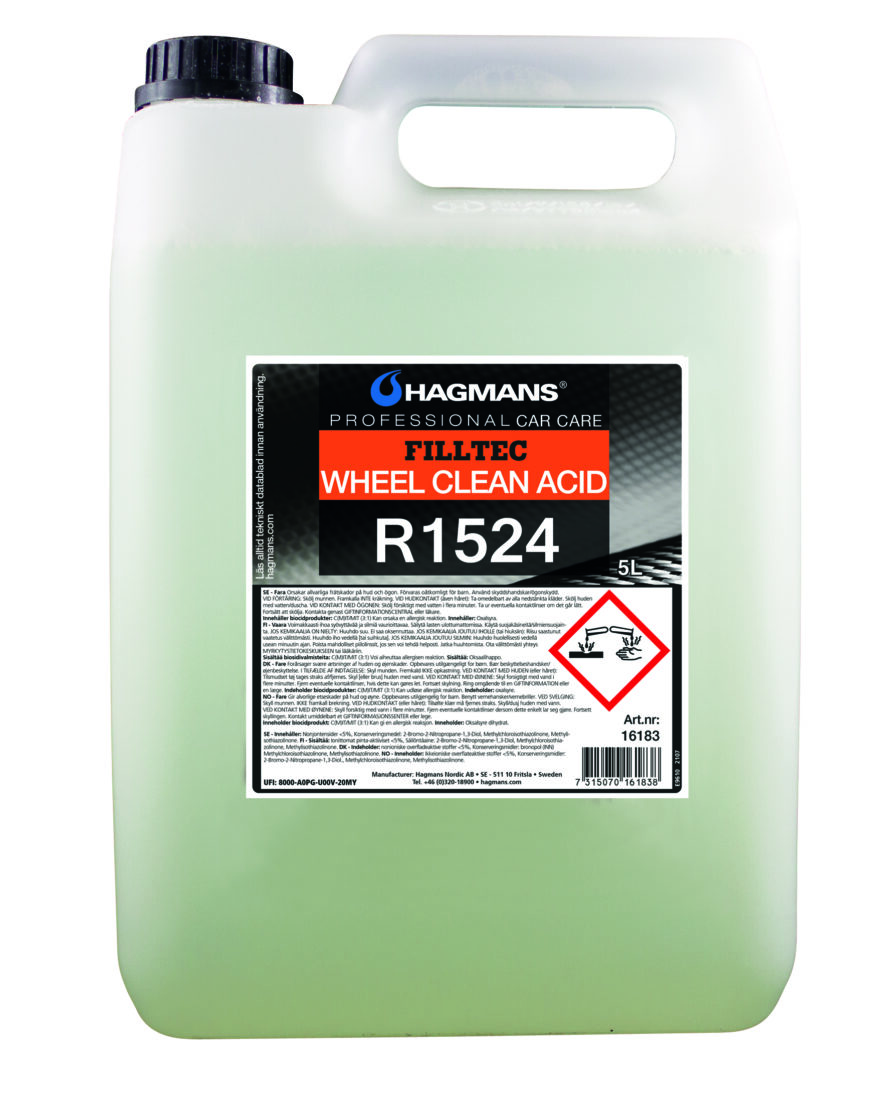 HAGMANS Filltec R1524 Wheel clean Acid 5L