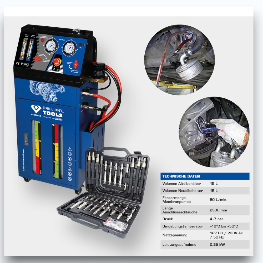 Brilliant Tools Växellådsspolapparat för automatväxellåda - Bild 3