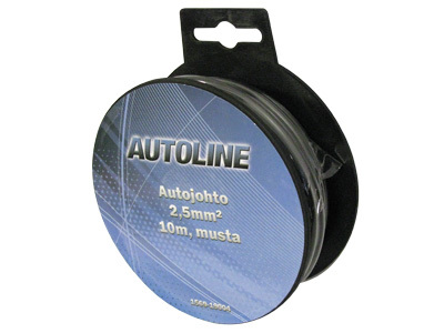 Kabel 1x2.5mm² Svart 10m