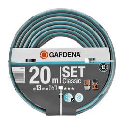 Vattenslang Gardena 20M Slangset 1/2" inkl 2st vattenkopplingar honor