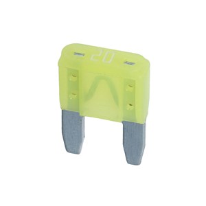 FLATSÄKRING, MINI, 20A, GUL