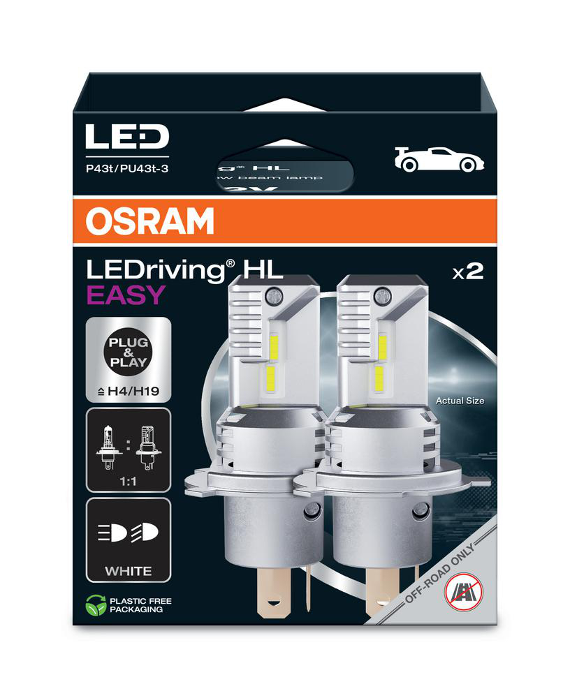 Ledlampa H4 LEDriving HL Easy (2-Pack) Osram