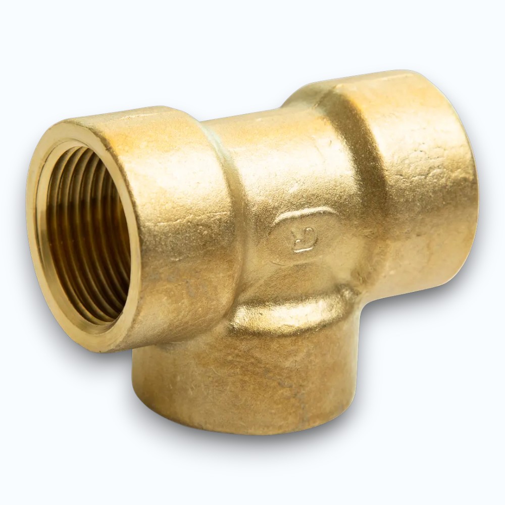 T-RÖR 3/8" INV MÄSSING 350 BAR