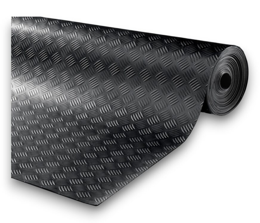 Durkmatta, gummimatta svart, Pris/Meter