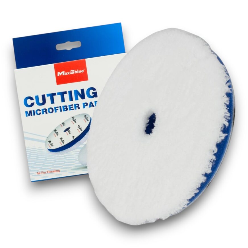 MaxShine Syntetisk Cut Ull Pad 155mm Blå/Vit