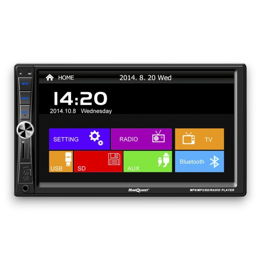 Marquant 7" Bilstereo med Pekskärm, Bluetooth, USB, SD & AUX